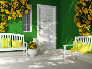 curb appeal front porch seating. entryway, front door benches