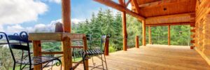 hillside deck building