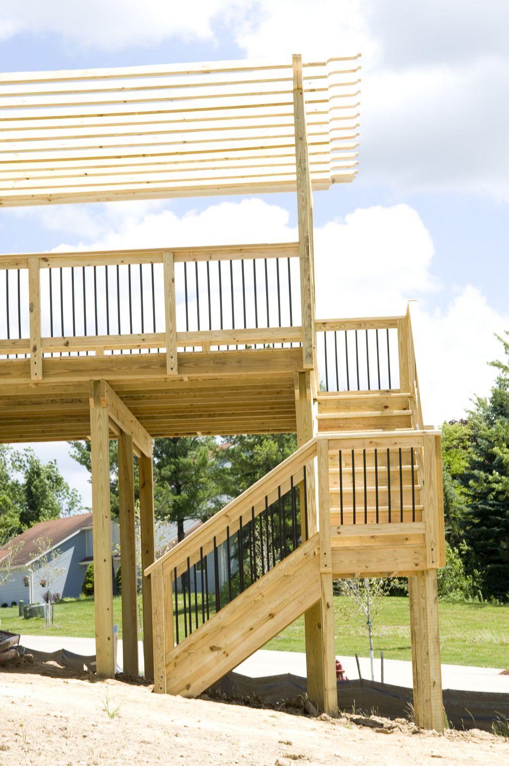 deck posts, deck safety, deck inspection