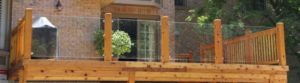 glass railings, decking design, new railings