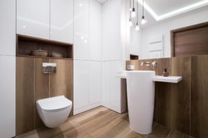 bathroom sink. modern bathroom design. pedestal sink