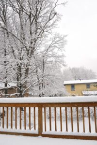 remove ice on deck, winter home safety, snow safety, prevent slippery floor