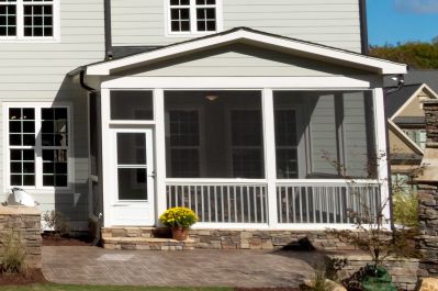 screened porch. convert deck
