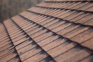 roofing material. asphalt roof shingles. new roof