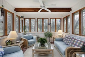 Howard County sunroom conversion, converting a deck into a sunroom