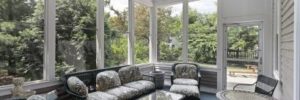 Howard County sunroom conversion, sunroom windows