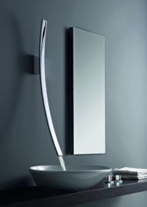 modern faucet, modern bathroom design, wall-mount faucet 