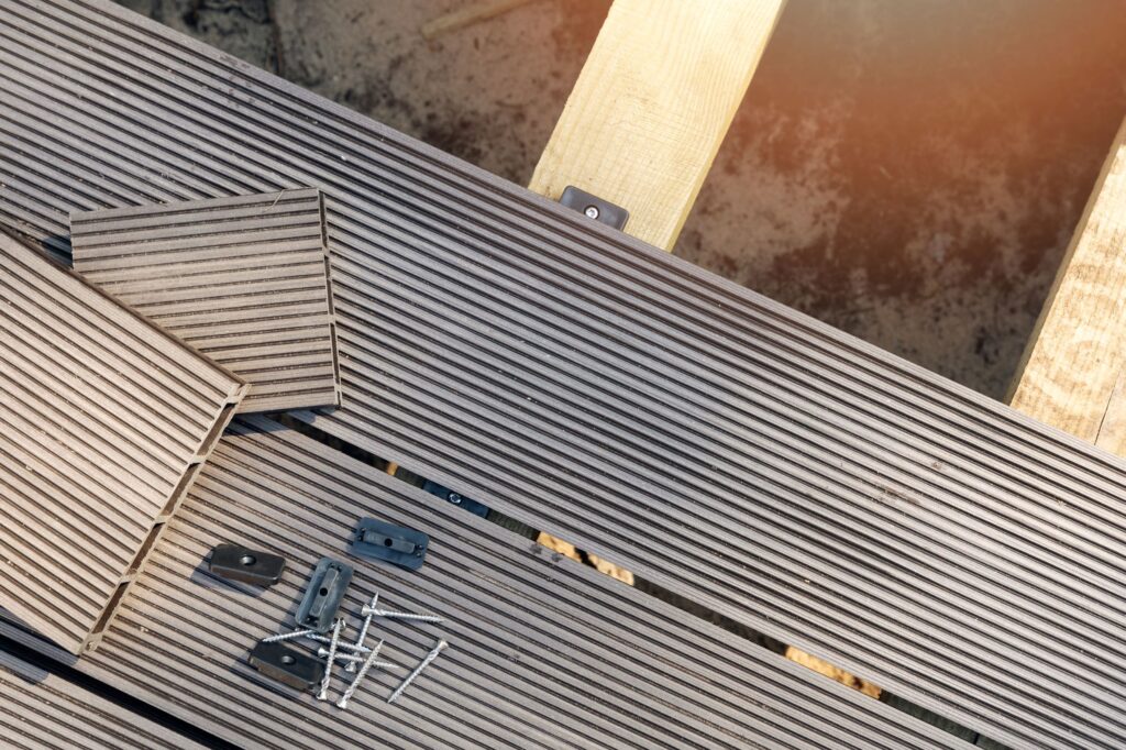 composite decking color