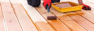 deck staining