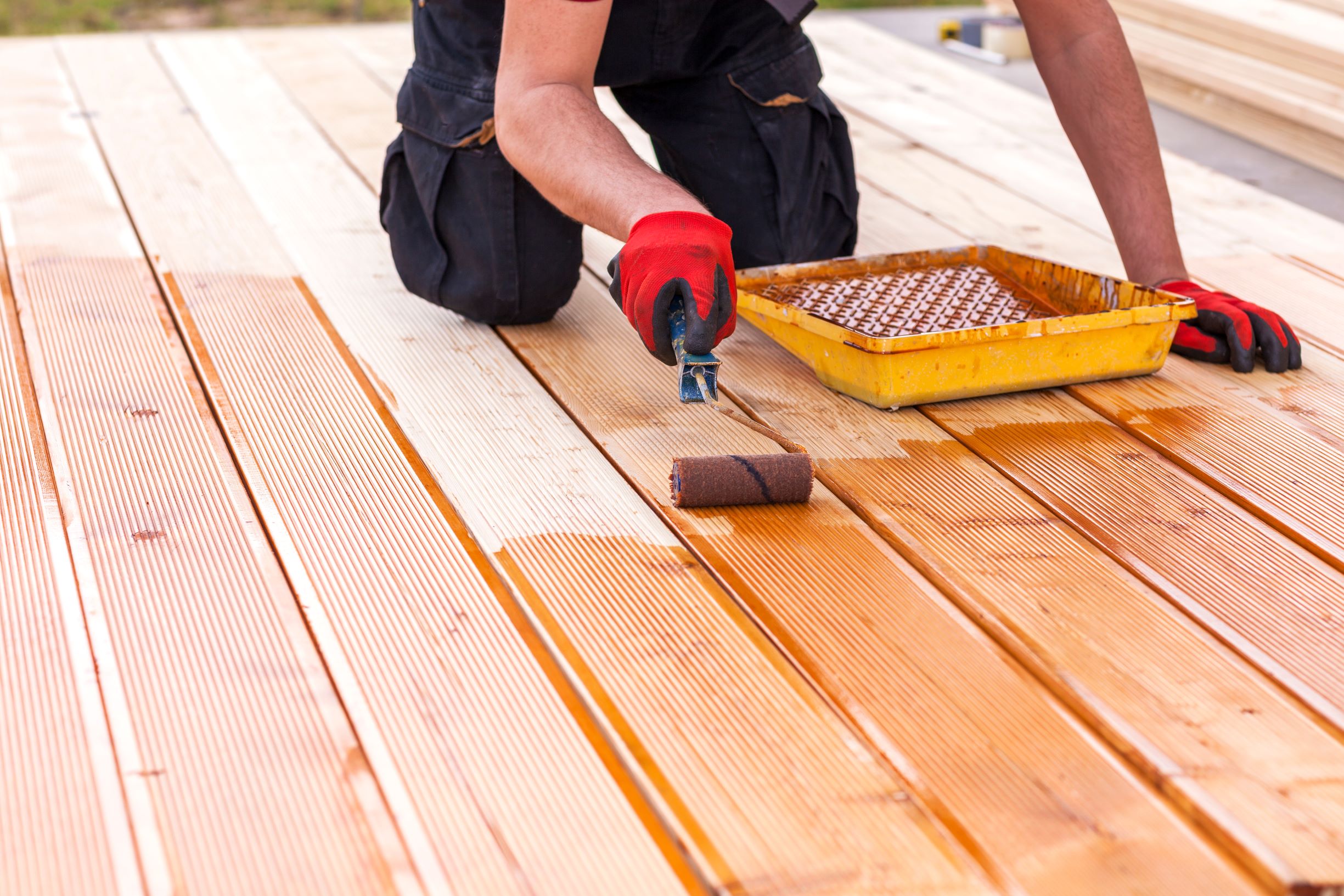 deck staining
