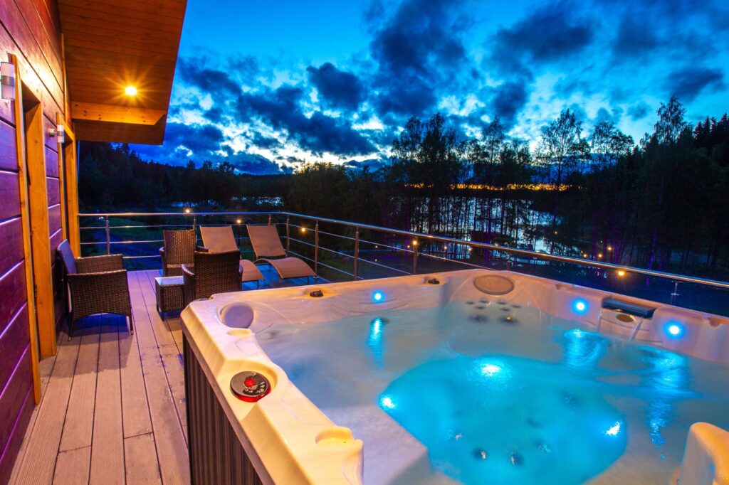 outdoor spa