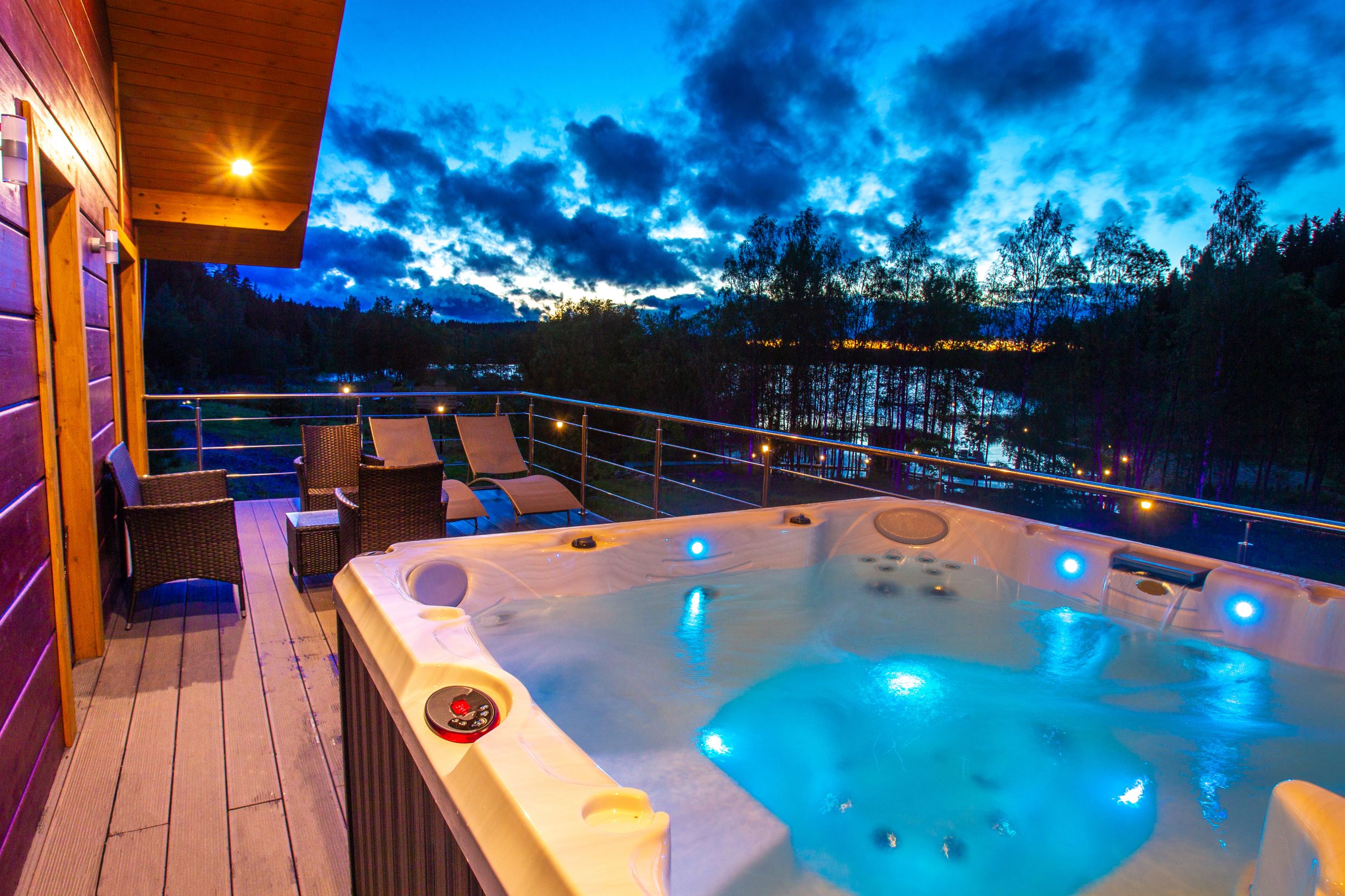 outdoor spa