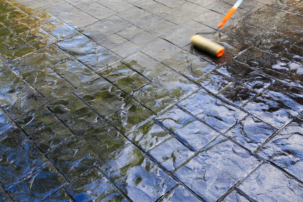 maintaining stamped concrete